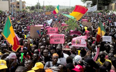 Protestors take over the State Broadcaster in Mali
