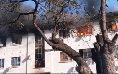 18 families left homeless as Mbare flats catch fire