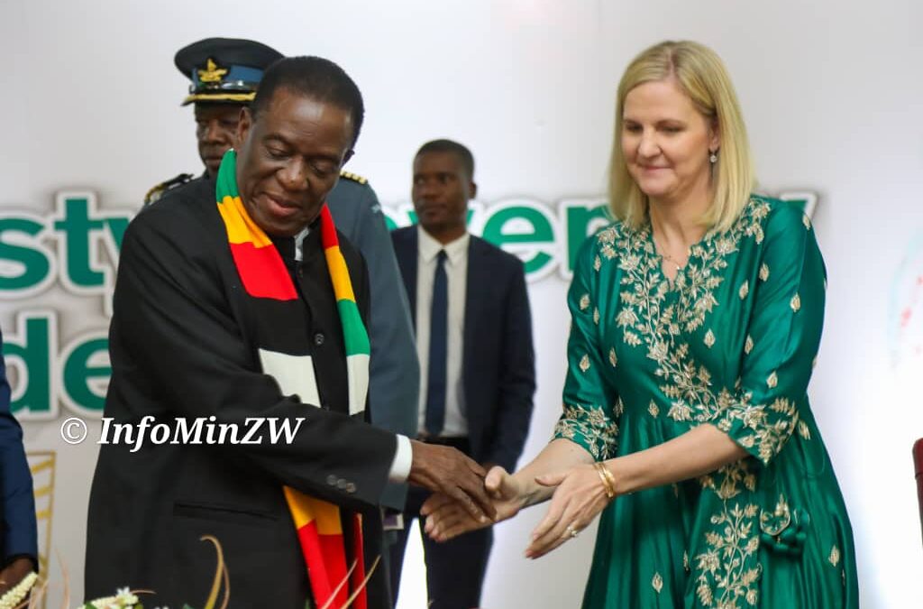 President Mnangagwa honours Coventry for landing IOC leadership post