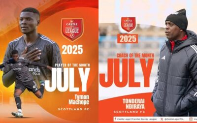 Scottland FC’s Tonderai Ndiraya and Tymon Machope Win PSL Monthly Awards