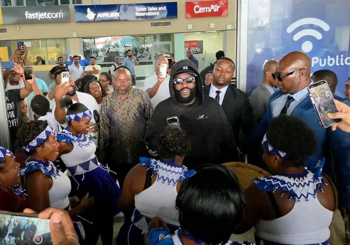 Rick Ross Touches Down in Zimbabwe Ahead of Hustle and Heritage Show